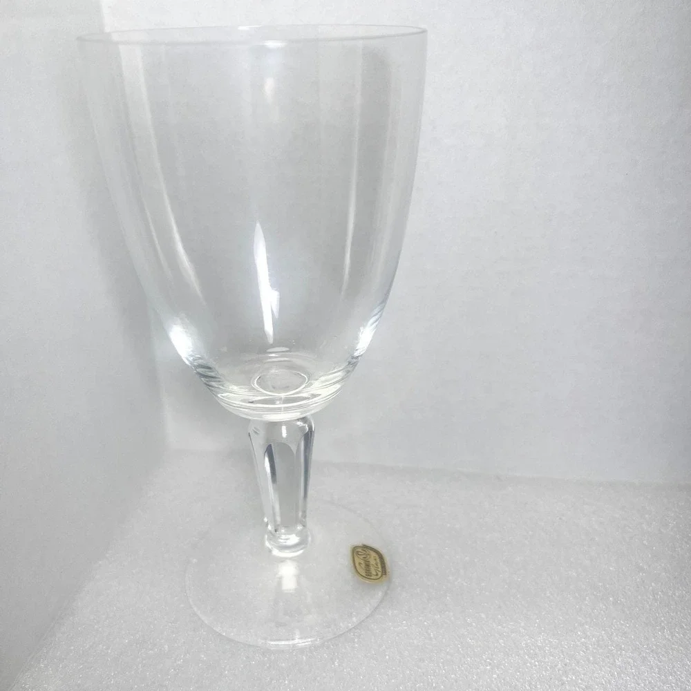 Vintage Bohemia Czech Crystal Stemware Glasses Set of 6  8oz Wine‎ Water